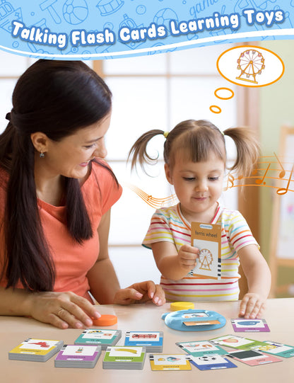 Enlightenment Toys 510 Sight Words Talking Flash Cards for Toddlers 2-4 Years, Autism Sensory Therapy Toys for Children, Pocket Speech Toy for Kids, Early Educational Toys for 2 3 4 5 Years Old Learning